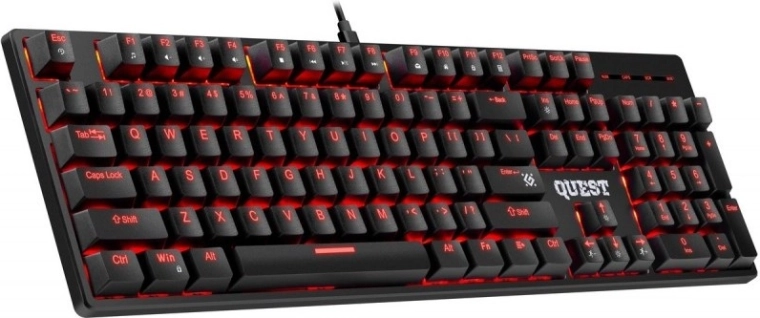 Mehanska gaming tipkovnica Quest GK‑1596 z RGB in anti‑ghostingom