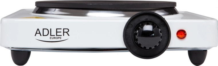 Električna enojna kuhalna plošča ADLER 1500 W, bela