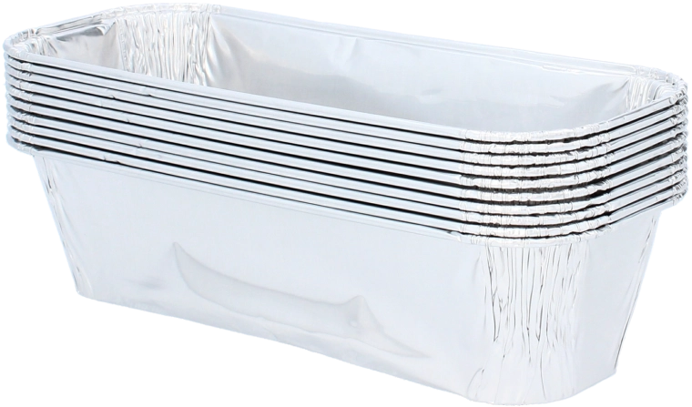 Set za enkratno uporabo aluminijastih pekačev 24 × 10 × 6 cm, 10 kosov