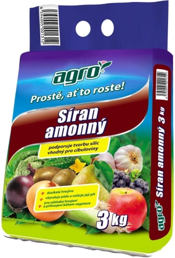 Amonijev sulfat gnojilo 3 kg AGRO