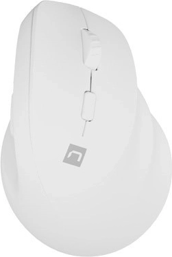 Vertikalna brezžična miška Crake 2 BT 5.2 + 2.4GHz bela