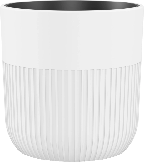 Cvetlični lonec LUCA 40 bel z vložkom