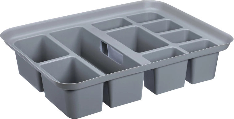 Organizator PROBOX, 35,4 × 10,5 × 46,4 cm, siv