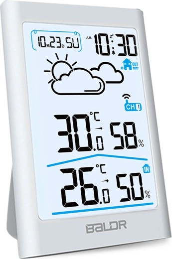 Jasen osvetljen LCD za hitro branje