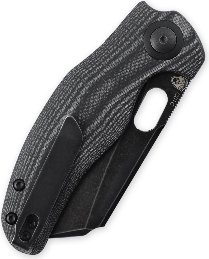 Micarta handle and pocket clip