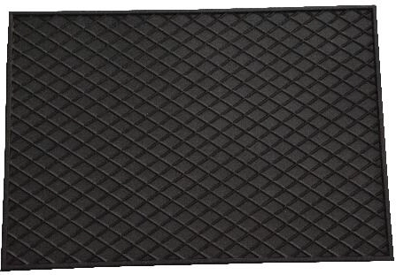 Gumijasta predpražnik 40 × 50 cm – velika, črna