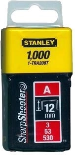 Sponke tipa A 12 mm STANLEY (1000 kos)