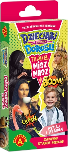 Misz Masz Otroci proti odraslim Travel – potovalna družinska igra