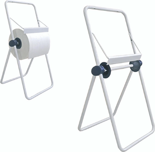 Talno stojalo za industrijske papirnate role 29 cm, belo