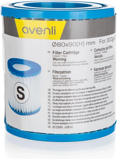 Velikost S Ø80 × 90 mm za kompaktne filtre