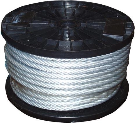 Jeklena vrv v PVC-zaščitni cevi, pocinkana, 2/3 mm, 200 m