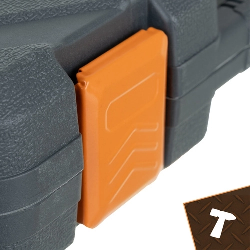Durable case with secure closure