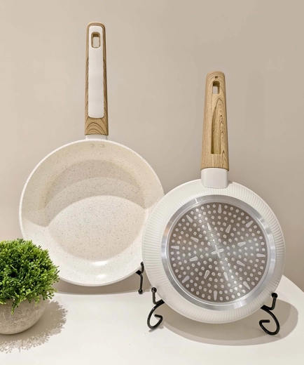 Kitchisimo Bianco Frying Pan 28 cm with non-stick ceramic coating