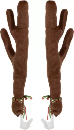 Antlers with bells for a festive effect