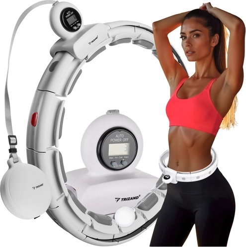 Pameten fitnes hula hoop s utežjo in števcem TRIZAND