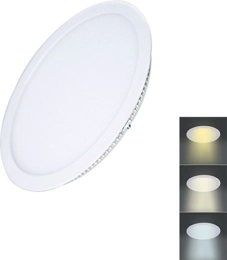 Solight LED mini panel CCT vgradni okrogel 6 W