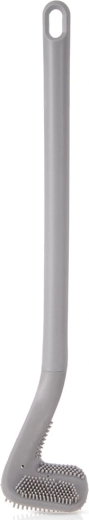 Silikonska WC ščetka siva 40 cm