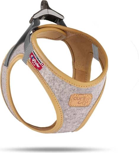 Curli oprsnica za pse Alpine Light Gray M (6–9 kg)