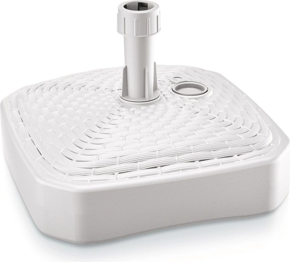 Podstavek za sončnik UMBRELLA 39 × 39 cm bel