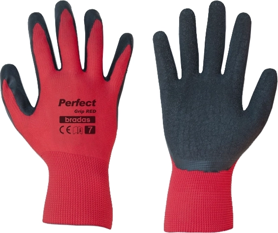 Zaščitne delovne rokavice Perfect Grip Red, velikost 10
