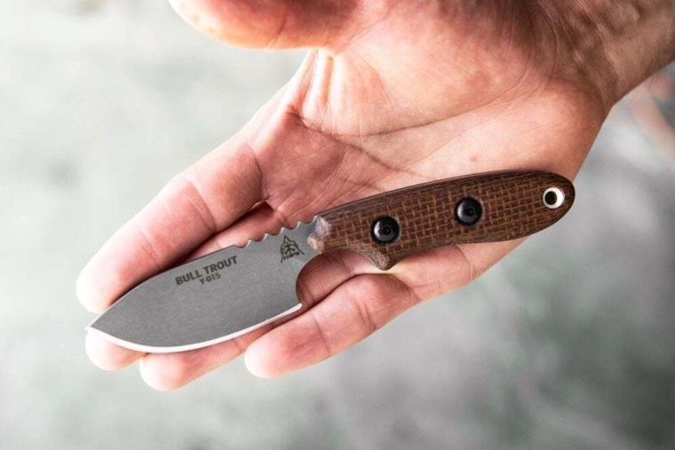 Ergonomic Micarta handle