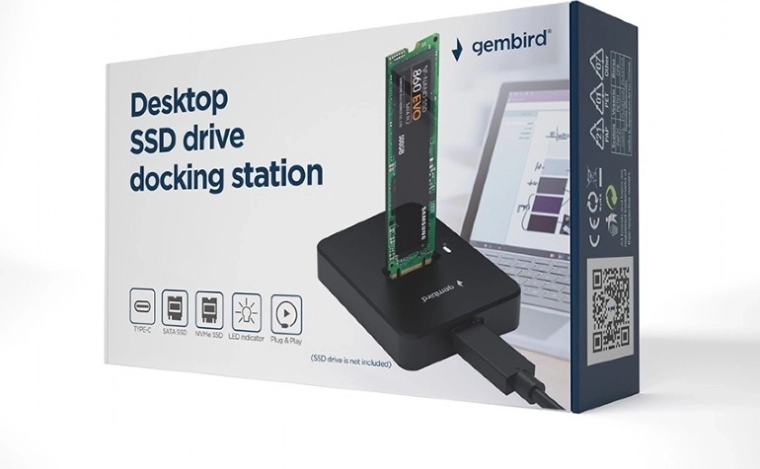 Namizno priklopno stojalo za diske M.2 SATA in NVME USB‑C