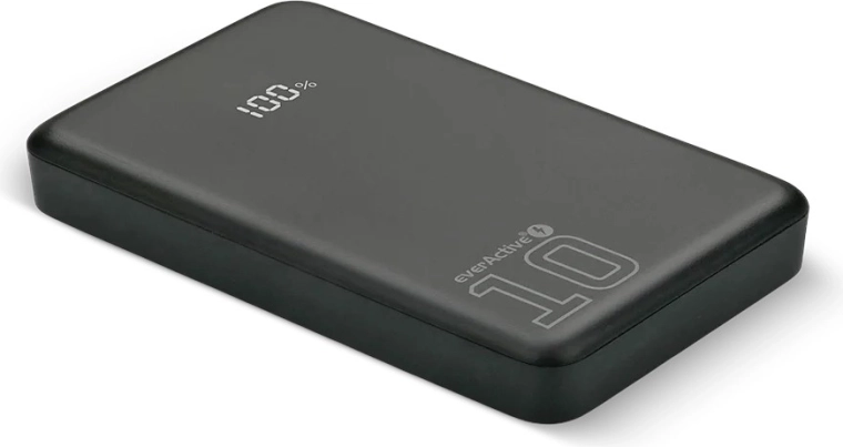 Power banka 10.000 mAh z LCD, 20 W hitro polnjenje, 2× USB‑C in 1× USB‑A