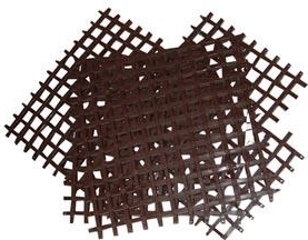 Sestavljiva preproga 25 × 25 cm, plastika, bež (4 kosi)