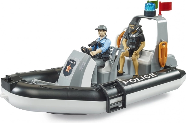 Policijski čoln z lutkami