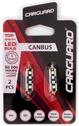 LED žarnica CAN136 festoon 36 mm C5W 5 W 350 lm Can-bus SMD – 1 kos