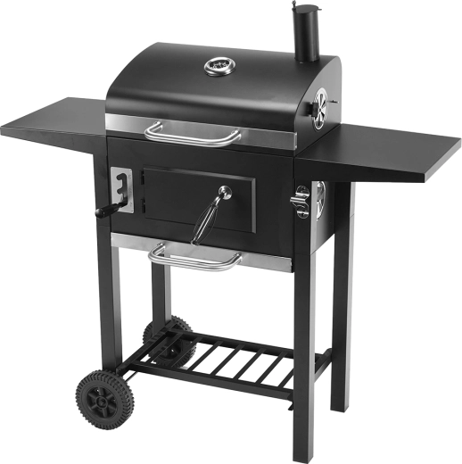 Curron vrtni žar z dimnikom in pokrovom