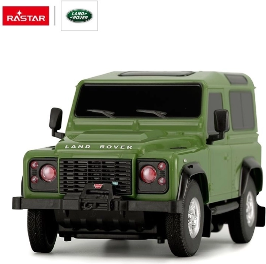 Remote-controlled Land Rover Defender R/C in 1:24 scale – Green