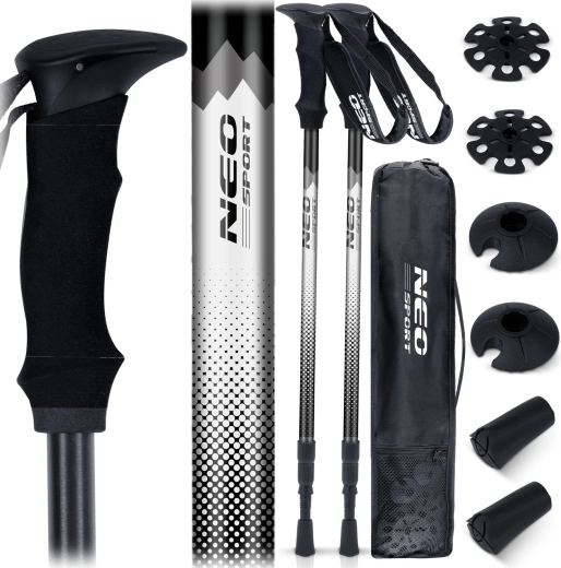 Trekovske palice Neo-Sport NS-381 z antishock sistemom 65–135 cm