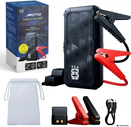 3MK Motio HyperBoost Flow prenosni zaganjalnik 1500 A z napajalnikom