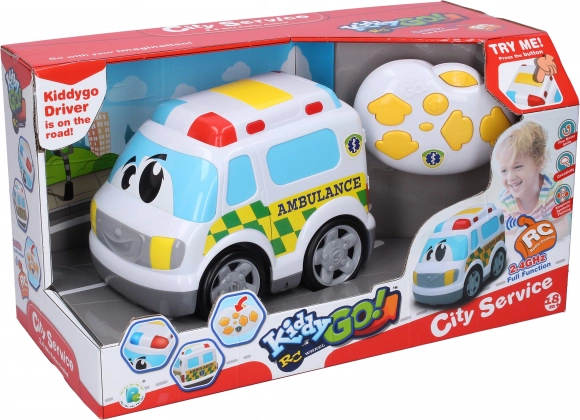 Otroški RC reševalni avtomobil z efekti 19 cm