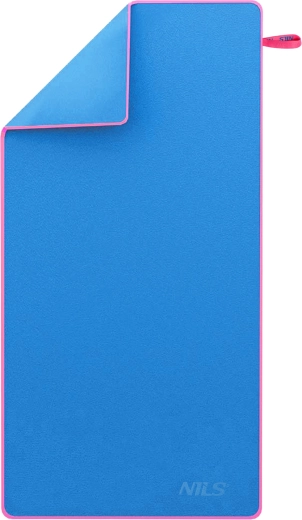 Hitro sušeča mikrovlaknena brisa NILS, modro‑rožnata