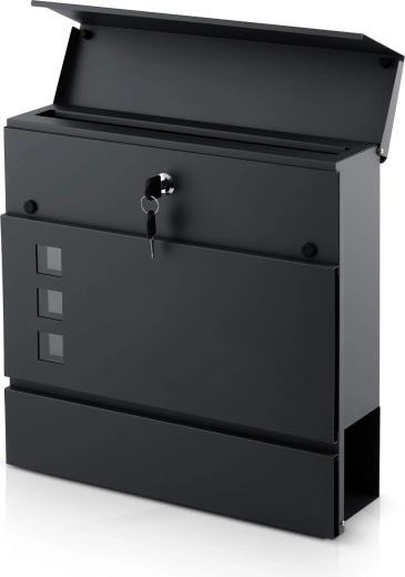 Varen vstopni rež in ključavnica z dvema ključema