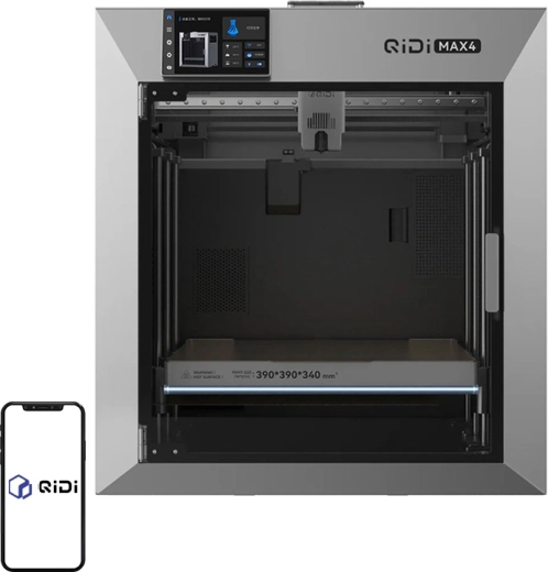 QIDI Max 4 zaprti 3D-tiskalnik z ogrevano komoro