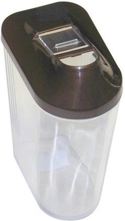 Ovalna škatla za razsute živila 1 l z drsnim pokrovom