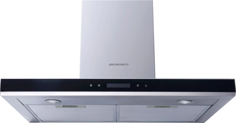 Eleganten dimniški dizajn iz nerjavečega jekla in stekla