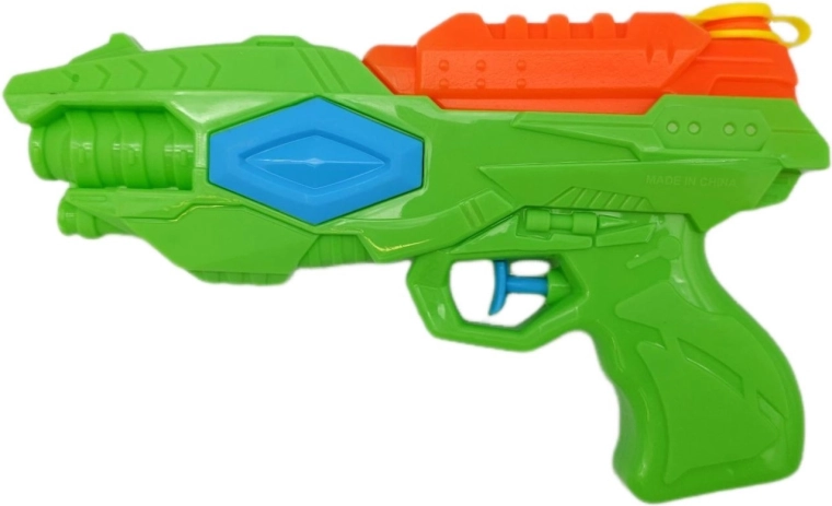 Green water gun 23 cm - 1 piece