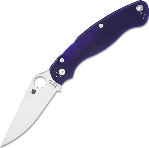 Žepni nož Spyderco Military 2 Dark Blue, satin rezilo, G10