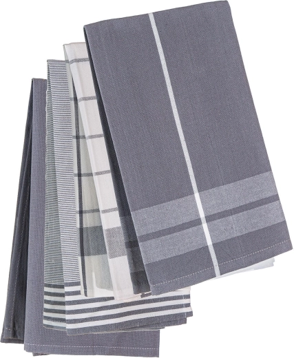 Kuhinjske krpe Prime 50 × 70 cm, bombaž, siva mešanica, 4 kosi