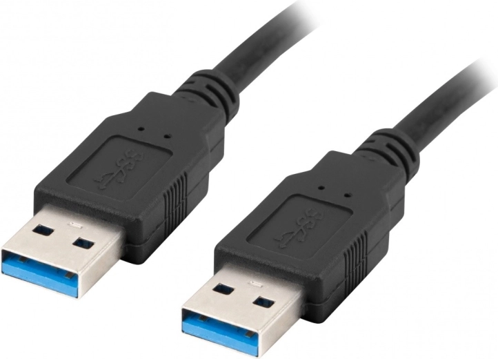 USB kabel USB-A (samec/samec) 3.0 0,5 m črn