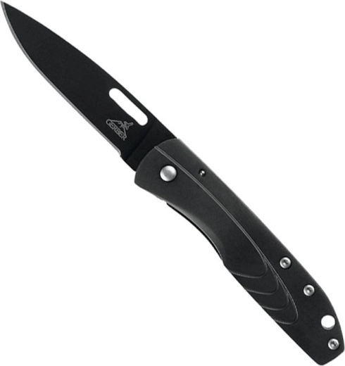 Gerber STL 2.5 žepni nož 6,6 cm, povsem črn, celokovinski