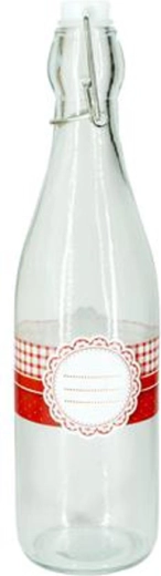Steklenica iz stekla s patentnim zapiralom TORO 260 ml