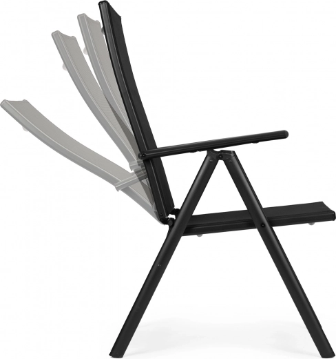 7-stopenjsko nastavljiv naslon