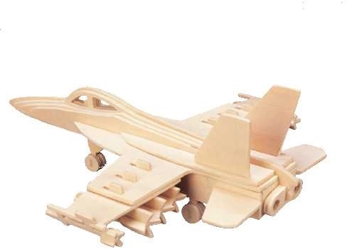 Woodcraft lesene 3D sestavljanke – lovec