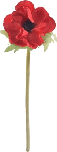 Umetna roža poljski mak rdeč 50 cm