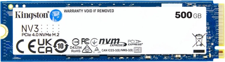 ssd kingston nv3 500 gb m.2 2280 pcie 4.0 nvme